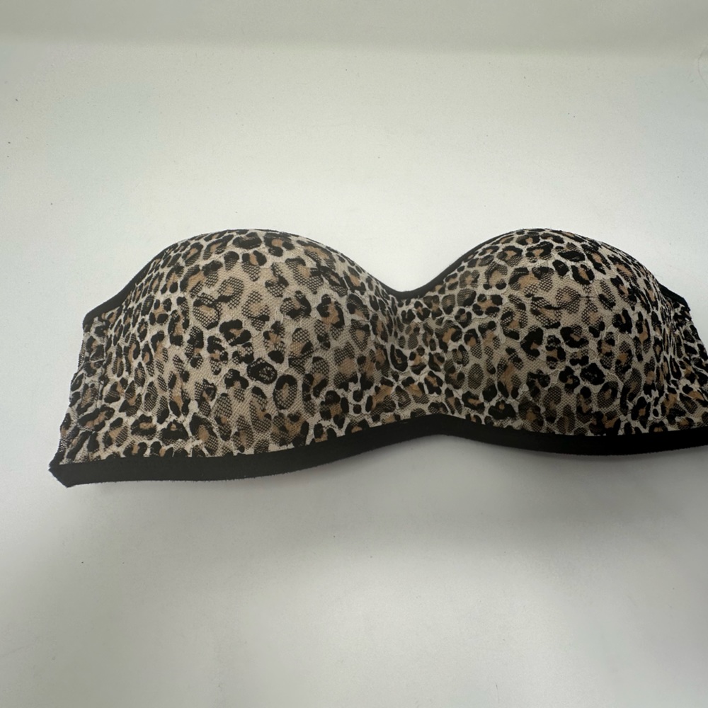 Pink Victoria’s Secret Animal Print Bandeau Medium